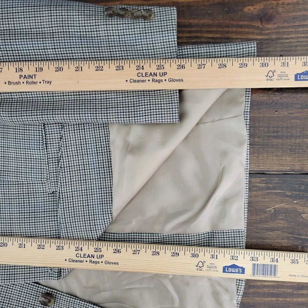 Lauren Ralph lauren Men's Sport Coat Blazer Two Button Multi-color Silk Wool 41L